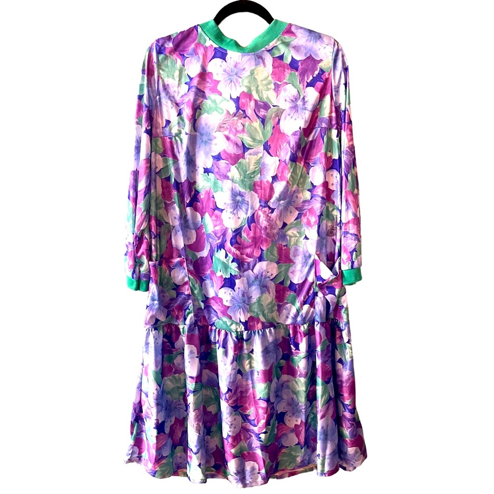 Open back dress with pockets (Sz large)for seniors,patients, or disabled adults
